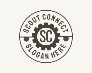 Industrial Mechanical Cog logo design