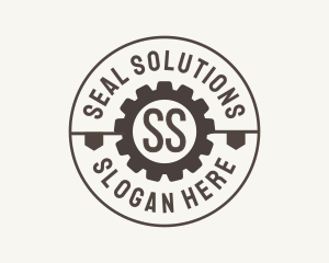 Seal - Industrial Mechanical Cog logo design