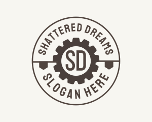 Industrial Mechanical Cog logo design