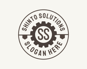 Industrial Mechanical Cog logo design