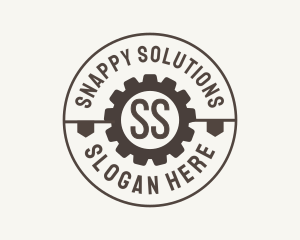 Industrial Mechanical Cog logo design