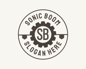 Industrial Mechanical Cog logo design