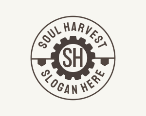 Industrial Mechanical Cog logo design