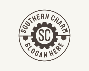 Industrial Mechanical Cog logo design