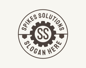 Industrial Mechanical Cog logo design