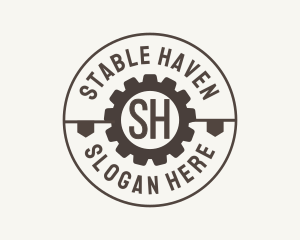 Industrial Mechanical Cog logo design