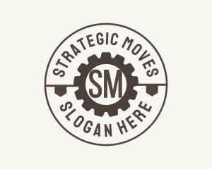 Industrial Mechanical Cog logo design