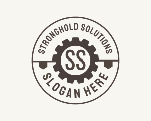 Industrial Mechanical Cog logo design