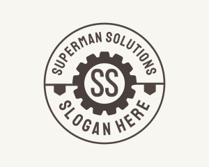 Industrial Mechanical Cog logo design