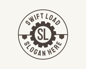 Industrial Mechanical Cog logo design