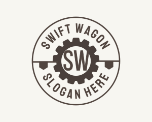 Industrial Mechanical Cog logo design