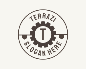 Industrial Mechanical Cog logo design