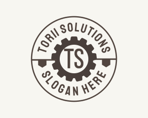 Industrial Mechanical Cog logo design