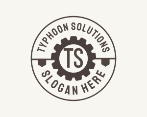 Industrial Mechanical Cog logo design