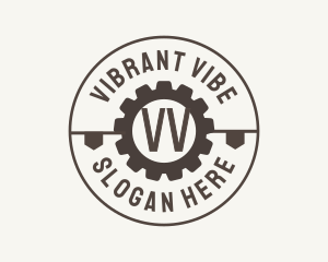 Industrial Mechanical Cog logo design