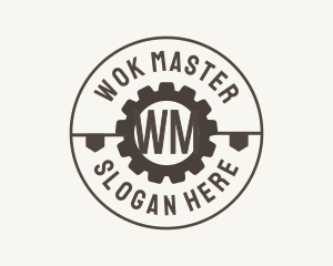 Industrial Mechanical Cog logo design