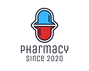 Medical Capsule Pharmacy logo design