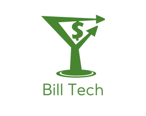 Cocktail Money Drink logo design