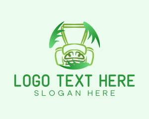 Gardening Lawn Mower  Logo