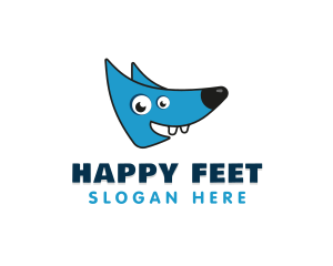 Happy Dog Pet logo design