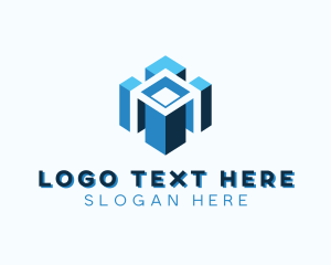 Programmer - Digital Cube Software logo design