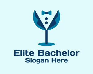 Bachelor - Bachelor Tuxedo Wine logo design