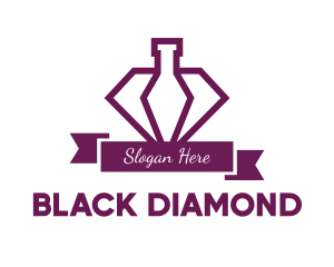 Diamond Perfume Bottle logo design