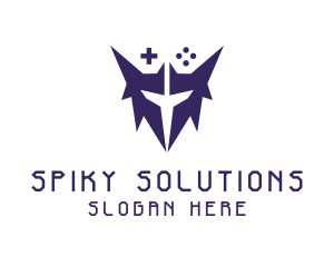 Spiky - Spiky Helmet Gaming logo design