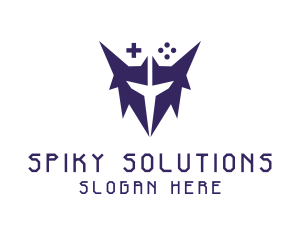 Spiky Helmet Gaming logo design