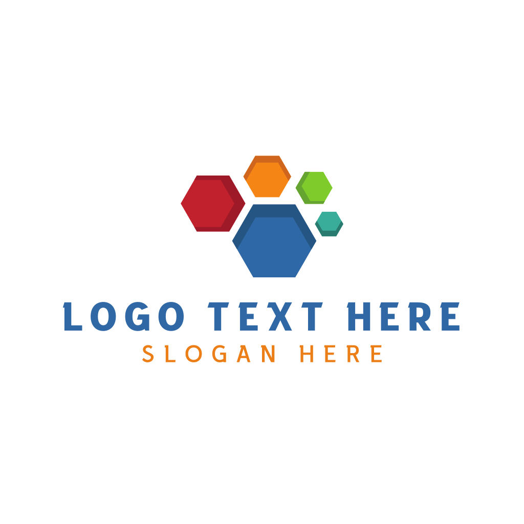 Colorful Geometric Honeycomb Logo | BrandCrowd Logo Maker