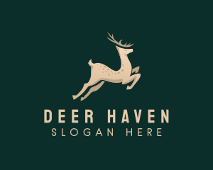 Deluxe Deer Antlers logo design