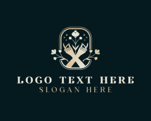Flower Hand Styling Logo