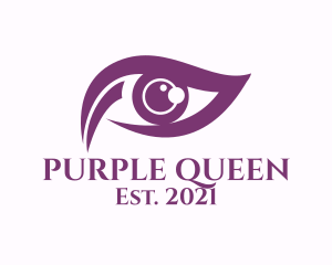 Purple Eye Vision logo design