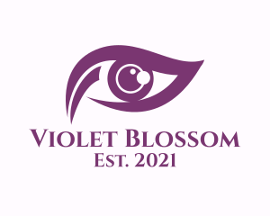 Purple Eye Vision logo design