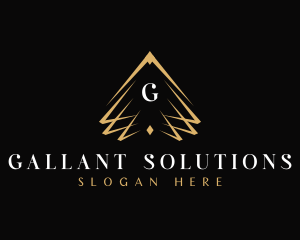 Premium Pyramid Triangle logo design