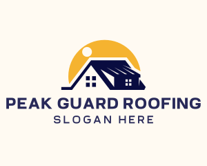 Roof Home Repair logo design