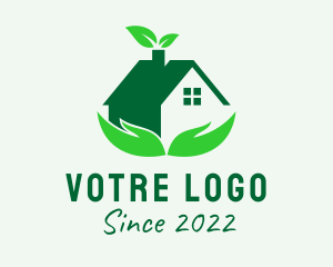 Structure - Green House Real Estate logo design