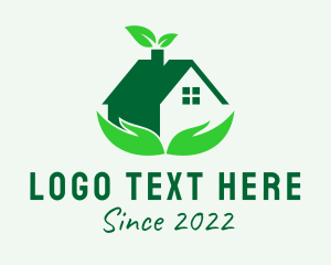 Structure - Green House Real Estate logo design