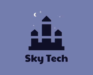 Night Sky Building  logo design