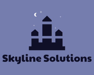 Night Sky Building  logo design