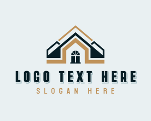 Airbnb - Builder Residential Roofing logo design