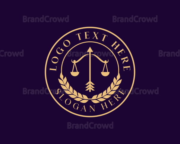 Law Justice Scale Logo