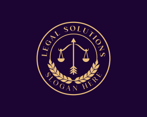 Law - Law Justice Scale logo design