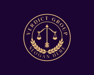 Jury - Law Justice Scale logo design