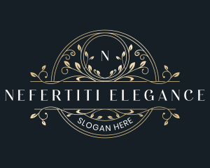 Decorative Floral Vine logo design