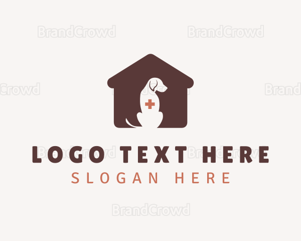 Pet Dog Animal Clinic Logo