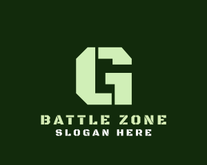 War - Military Green Letter G logo design