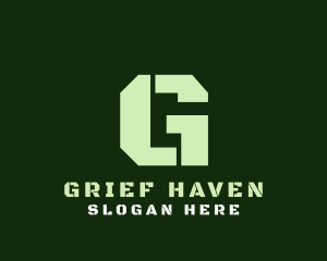 Military Green Letter G logo design