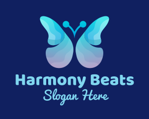 Insect - Blue Butterfly Spa logo design