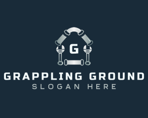 Plumbing Pipe Handyman logo design